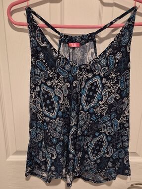 Blue Paisley Women’s Tank Top